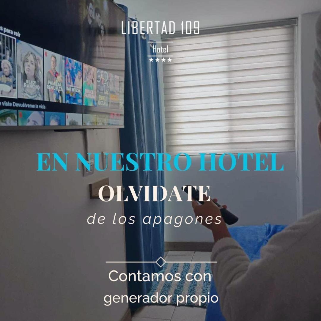 Libertad 109 Hotel Con Generador Electrico La Libertad Bagian luar foto